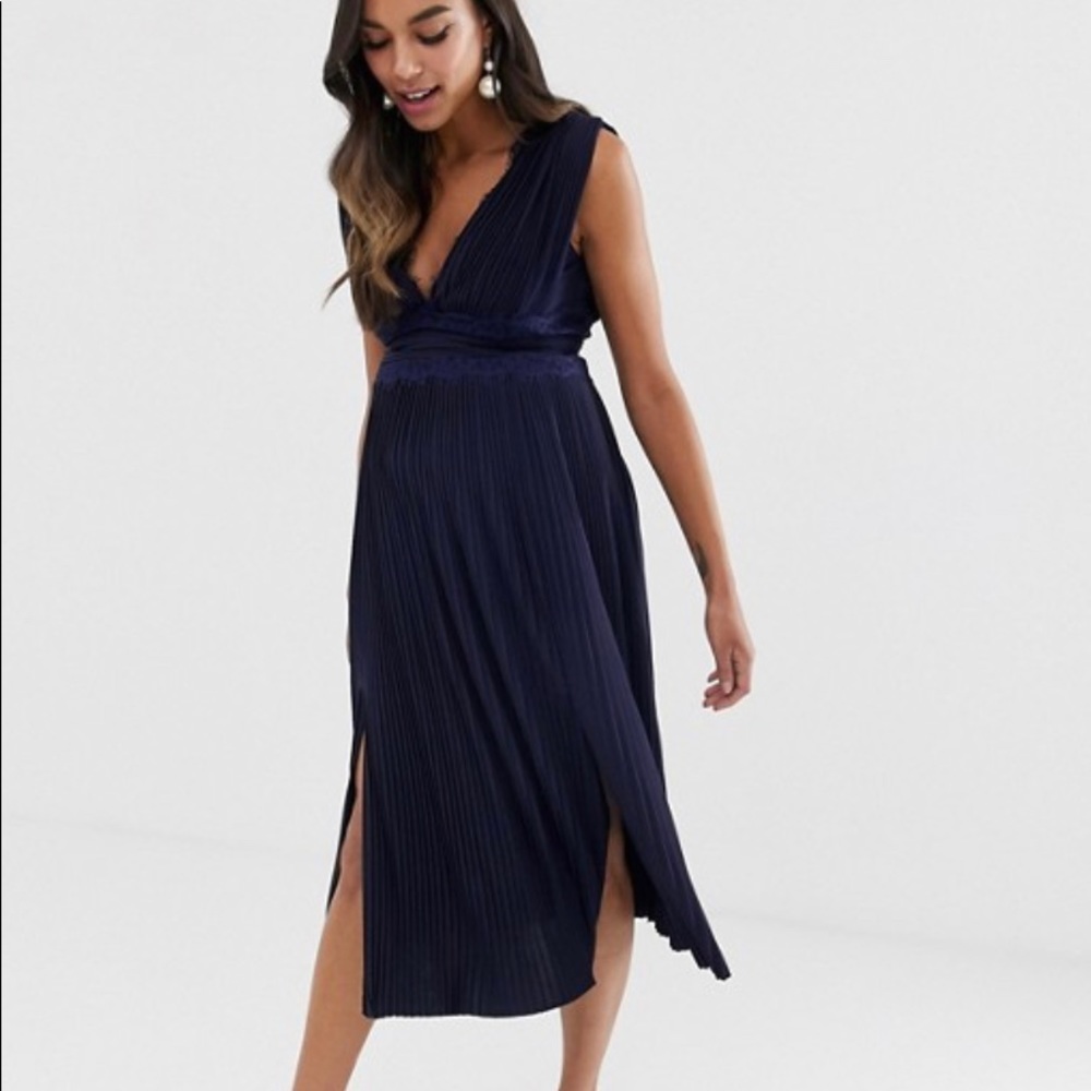 ASOS Maternity Navy Dress